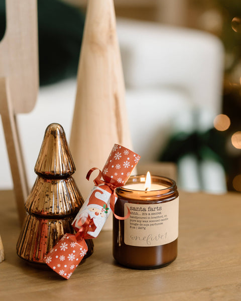 Santa farts- soy wax candle WINTER HOLIDAY