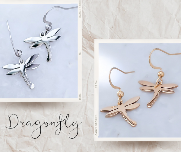 Dragonfly Earrings *CHOOSE YOUR METAL*