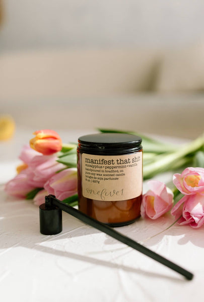 Manifest that shit!- soy wax candle MILESTONE MOMENTS