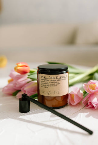 Manifest that shit!- soy wax candle MILESTONE MOMENTS