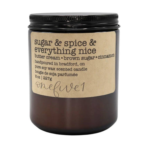Sugar & spice & everything nice-soy wax candle WINTER FUNNY