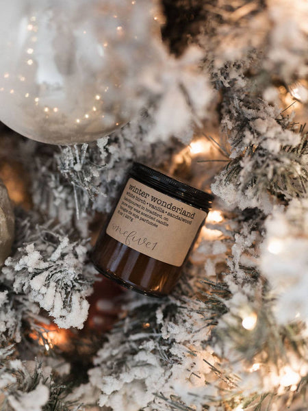 Winter wonderland- soy wax candle WINTER HOLIDAY