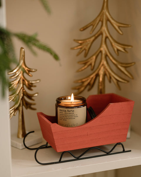 Santa farts- soy wax candle WINTER HOLIDAY