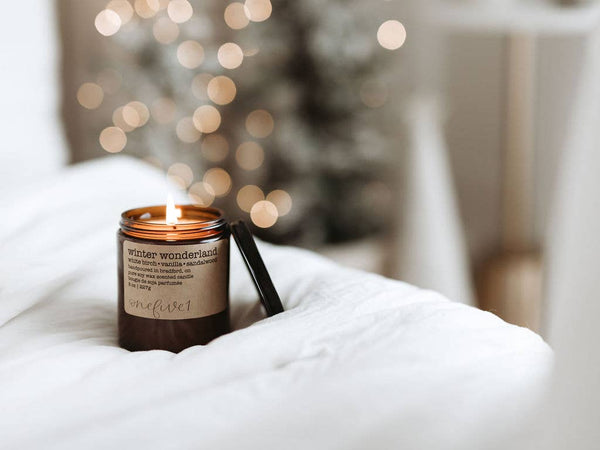 Winter wonderland- soy wax candle WINTER HOLIDAY