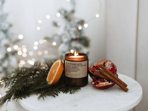 Fa la freaking la-soy wax candle WINTER FUNNY