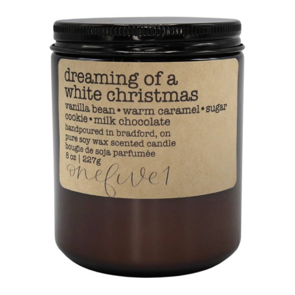 Dreaming of a white christmas- soy wax candle WINTER HOLIDAY