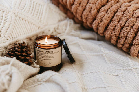 Warm & cozy - soy wax candle