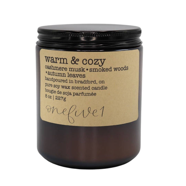Warm & cozy - soy wax candle