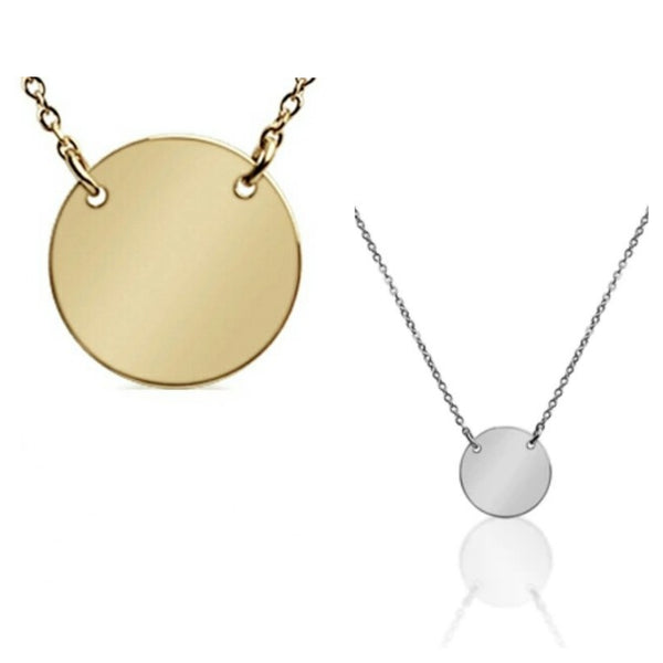 NEW for Engraving: Circle Disc *Choose Your Metal*