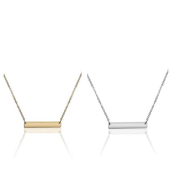 NEW for Engraving: Horizontal Bar *Choose Your Metal*