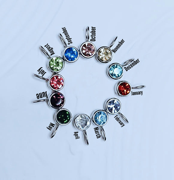 *ADD ON Birthstone Charm *Choose your Metal and Birthstone*