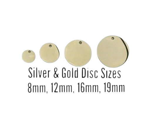 ADD ON DISC - Choose your metal and disc size