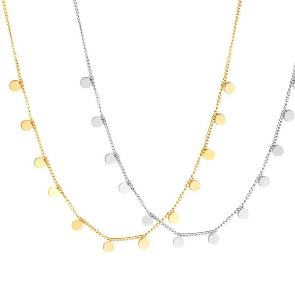 New Dainty Little Dots Necklace  * Choose your Metal*