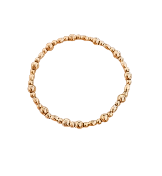 Mixed Beads Bracelet *Choose your metal*