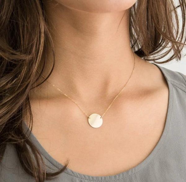 NEW for Engraving: Circle Disc *Choose Your Metal*