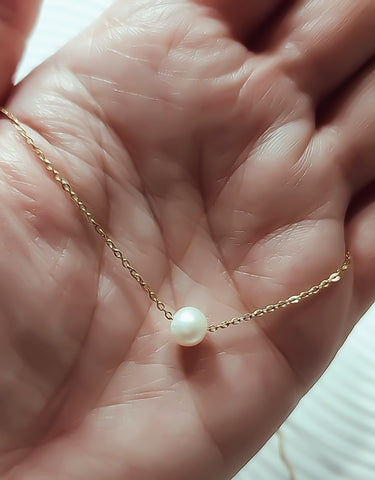 New Gorgeous Freshwater Pearl Focal Necklace  * Choose your Metal*