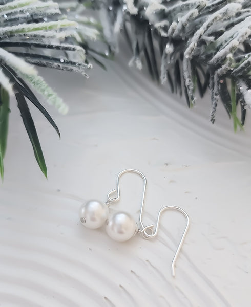 Luxe South Sea Shell Pearl Earrings (Shorty Style) *Choose your metal*