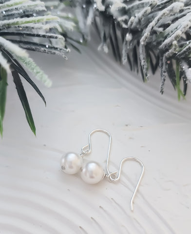 Luxe South Sea Shell Pearl Earrings (Shorty Style) *Choose your metal*