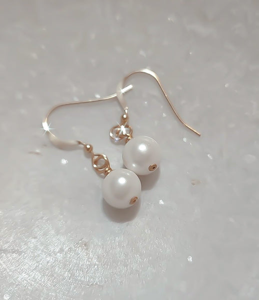 Luxe South Sea Shell Pearl Earrings (Shorty Style) *Choose your metal*