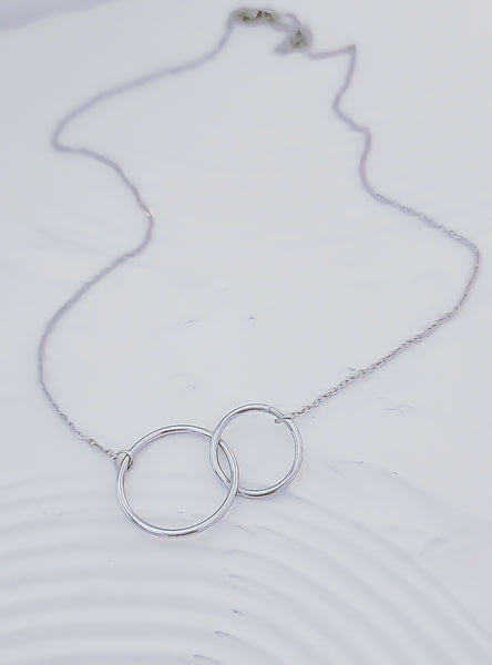 *RESTOCKING SOON* New Linked Circles Necklace  *Choose your Metal*