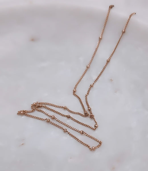 New The Perfect Dainty Satellite Chain Necklace  * Choose your Metal*