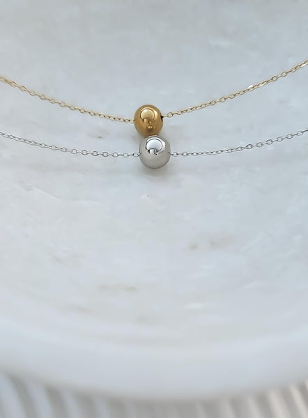 New Floating Ball Necklace  *Choose your Metal*