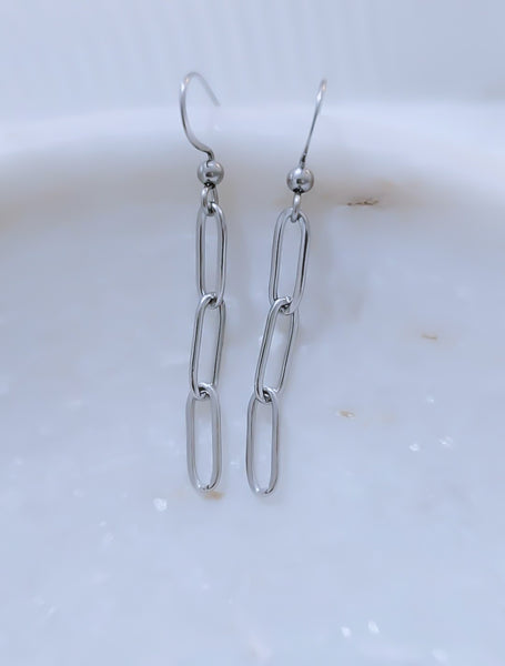 New Paperclip Earrings  * Choose your Metal*