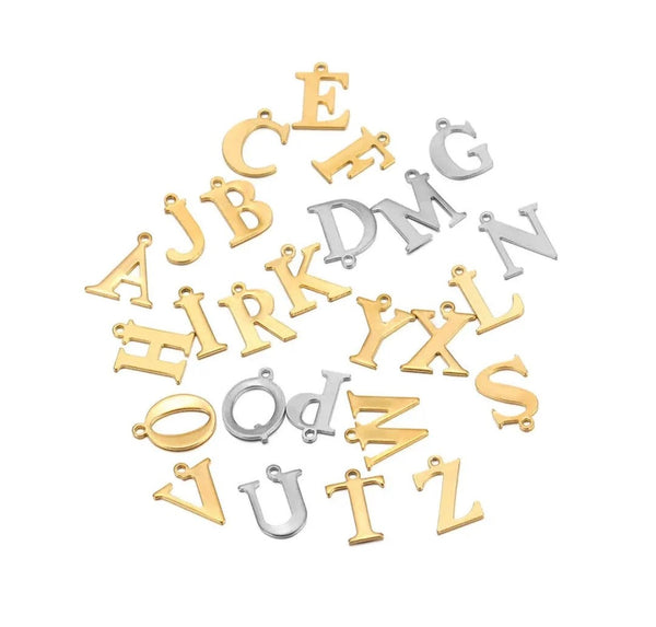 New Dainty Chain Initial Necklace *Choose your Metal and Letter*