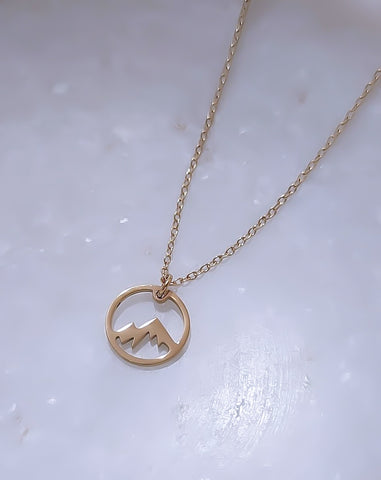 New Dainty Mountains Necklace  * Choose your Metal*