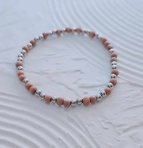 Boho Wood Bead Mix Bracelets *Choose Your Preferred Colour(s)*