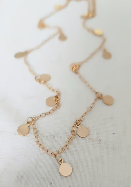 New 6mm Disc Shaker Chain Necklace, Bracelet * Choose your Metal and Style*