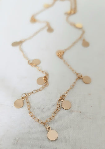 New 6mm Disc Shaker Chain Necklace, Bracelet * Choose your Metal and Style*