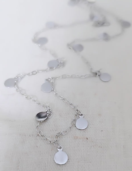 New 6mm Disc Shaker Chain Necklace, Bracelet * Choose your Metal and Style*