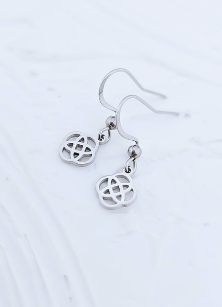 Dainty Celtic Knot Earrings *CHOOSE YOUR METAL*