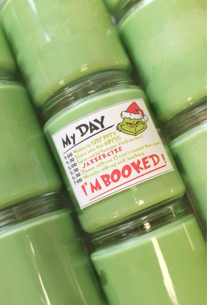 The Grinch Christmas Candle