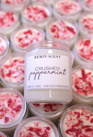 Crushed Peppermint Candle