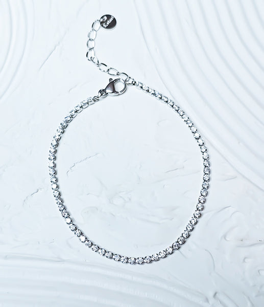 New Gorgeous Sparkling Dainty CZ Tennis Bracelet - ADORE