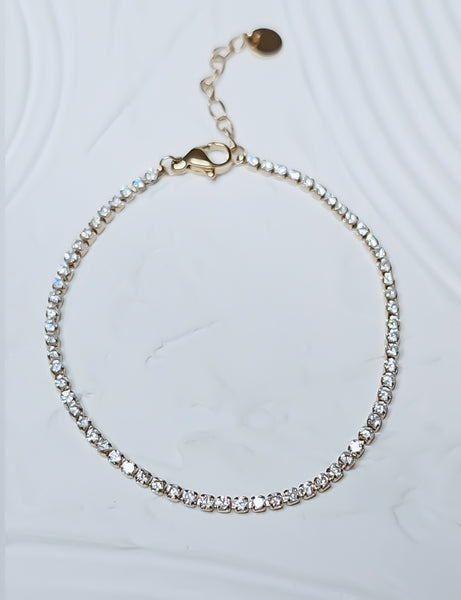 New Gorgeous Sparkling Dainty CZ Tennis Bracelet - ADORE