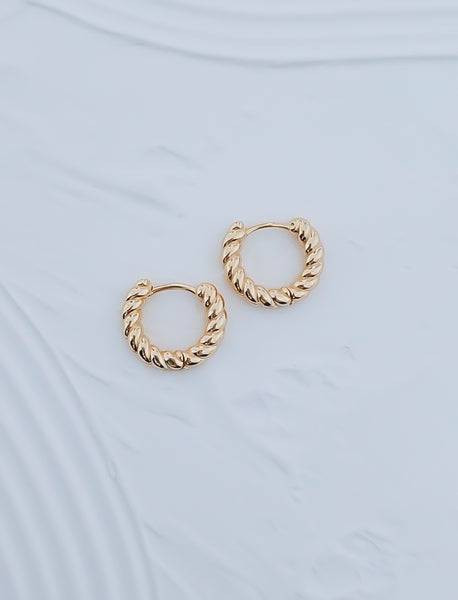 New OBSESSED Rope Hoop Earrings  * Choose your Metal*