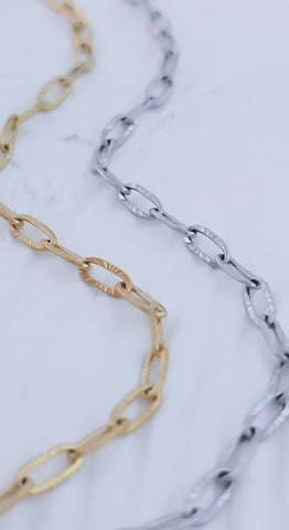 New The Perfect Starburst Paperclip Chain Bracelet  * Choose your Metal*