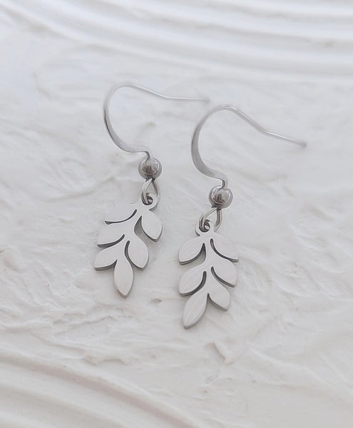 Adorable Laurel Leaf Earrings *CHOOSE YOUR METAL*