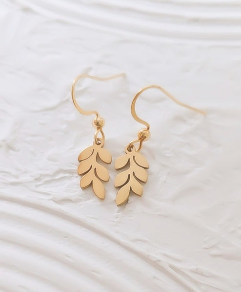 Adorable Laurel Leaf Earrings *CHOOSE YOUR METAL*