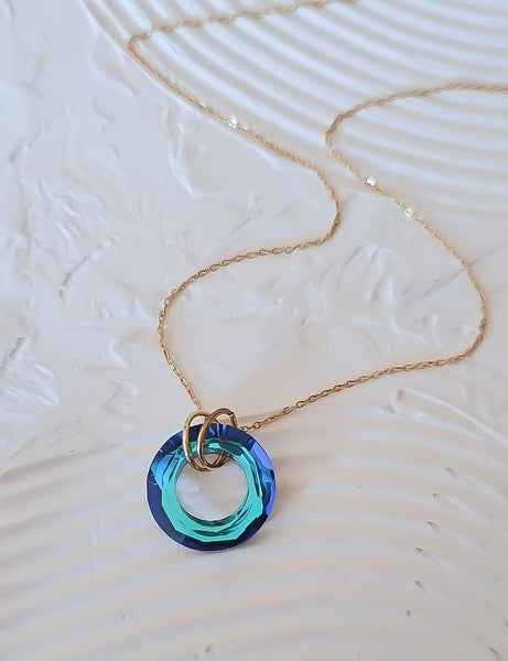 New Gorgeous Crystal Ring Necklace  *Choose your Crystal* STUNNING 😍