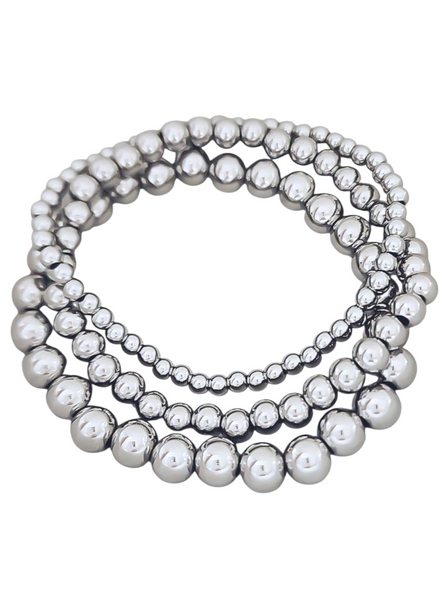 New The Perfect Beaded Bracelet *Choose Your Bead Size and Metal*
