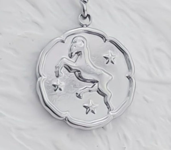 New: ADD ON Zodiac Coin Charm *Choose your Zodiac and Metal*