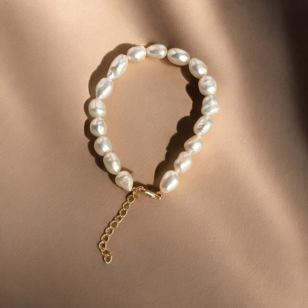 New Baroque Freshwater Pearls Bracelet *Gold Only*