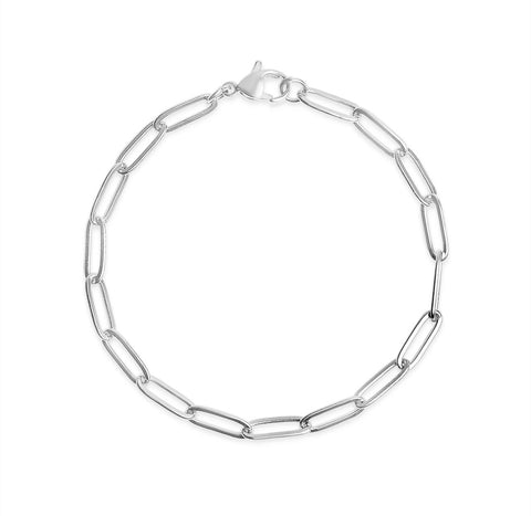 New The Perfect Paperclip Chain Bracelet  * Choose your Metal*