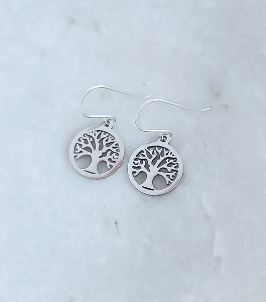 New Dainty Tree of Life Earrings  * Choose your Metal*