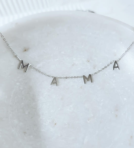 New Dainty MAMA Necklace  * Choose your Metal*