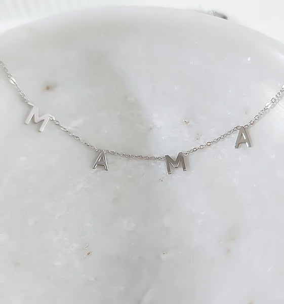 New Dainty MAMA Necklace  * Choose your Metal*